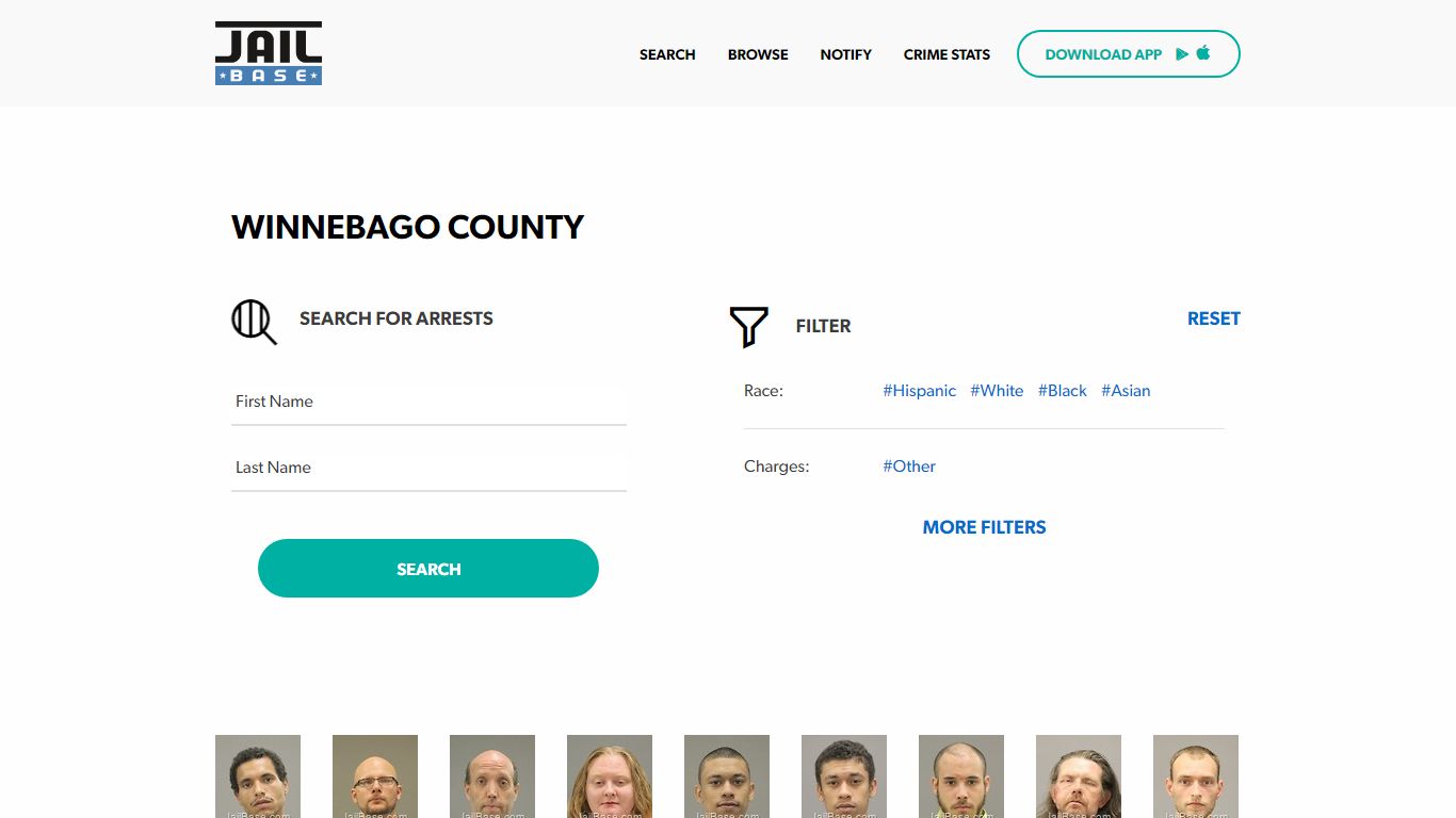 Winnebago County Jail Inmate Search and Mugshots | JailBase